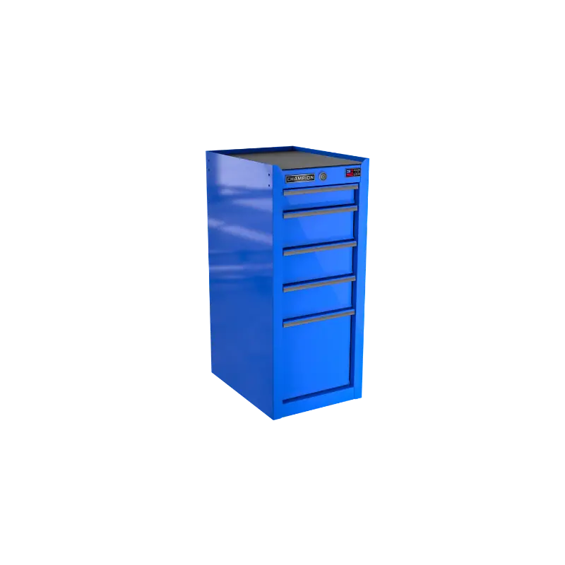 Champion Tool 5-Drawer FMPRO Side Locker Cabinet, 15 W x 35 H x 20 D in - CM FMP1505SL Champion Tool Storage