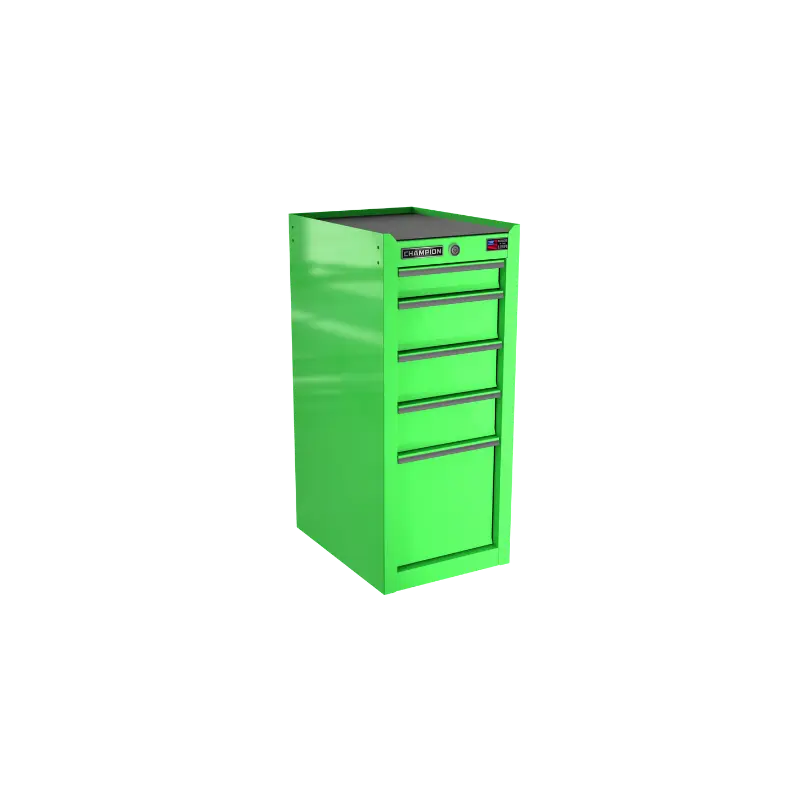 Champion Tool 5-Drawer FMPRO Side Locker Cabinet, 15 W x 35 H x 20 D in - CM FMP1505SL Champion Tool Storage
