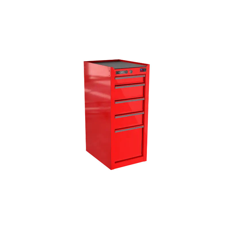 Champion Tool 5-Drawer FMPRO Side Locker Cabinet, 15 W x 35 H x 20 D in - CM FMP1505SL Champion Tool Storage