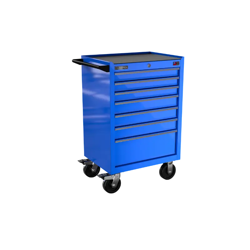 Champion Tool 7-Drawer FMPRO Roll Cabinet, 27 W x 43 H x 20 D in - CM FMP2707RC Champion Tool Storage