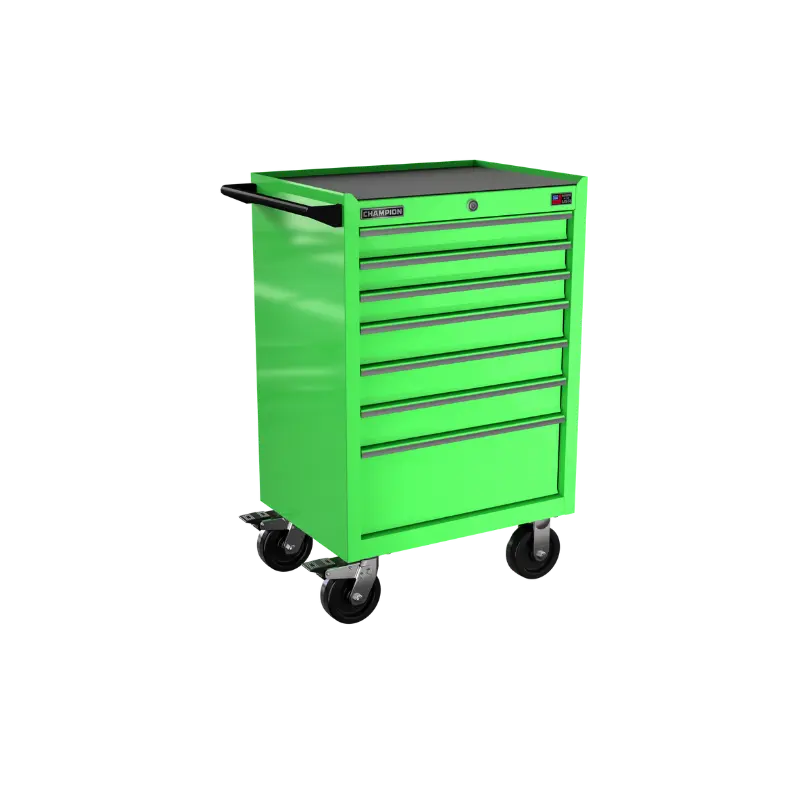 Champion Tool 7-Drawer FMPRO Roll Cabinet, 27 W x 43 H x 20 D in - CM FMP2707RC Champion Tool Storage