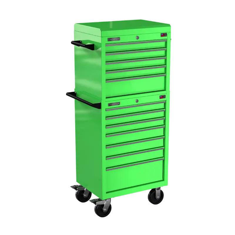 Champion Tool 12-Drawer FMPRO Combo Roll Cabinet, 27 W x 66 H x 20 D in - CM FMP2712RC Champion Tool Storage