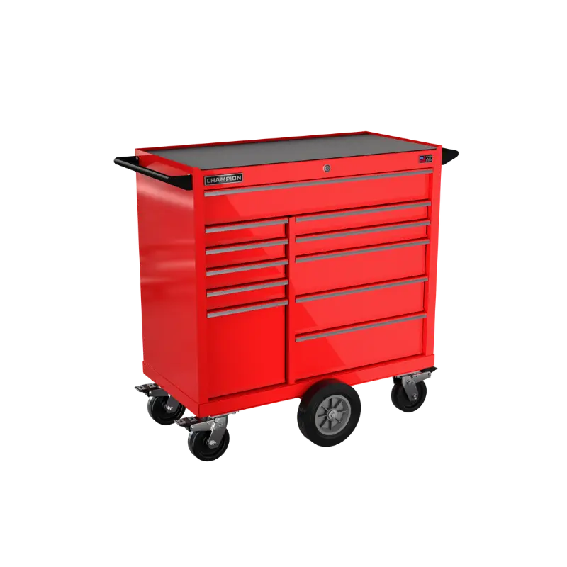 Champion Tool 11-Drawer FMPRO Maintenance Cart, 41 W x 45 H x 20 D in - CM FMP4111MC Champion Tool Storage