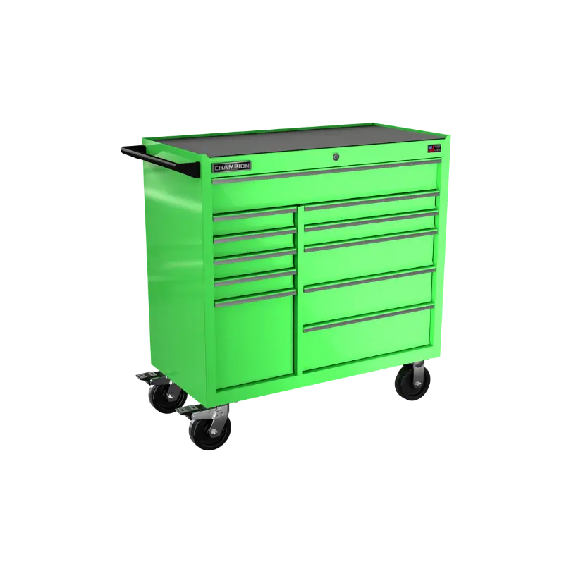 Champion Tool 11-Drawer FMPRO Roll Cabinet, 41 W x 43 H x 20 D in - CM FMP4111RC Champion Tool Storage