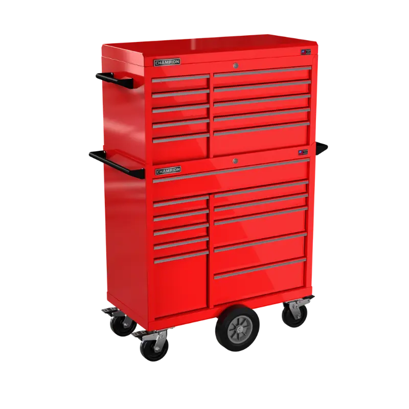 Champion Tool 21-Drawer FMPRO Combo Maintenance Cart, 41 W x 68 H x 20 D in - CM FMP4121MC Champion Tool Storage