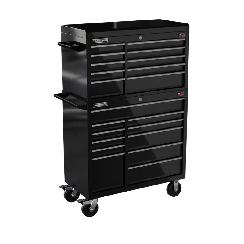 Champion Tool 21-Drawer FMPRO Combo Roll Cart, 41 W x 66 H x 20 D in - CM FMP4121RC Champion Tool Storage