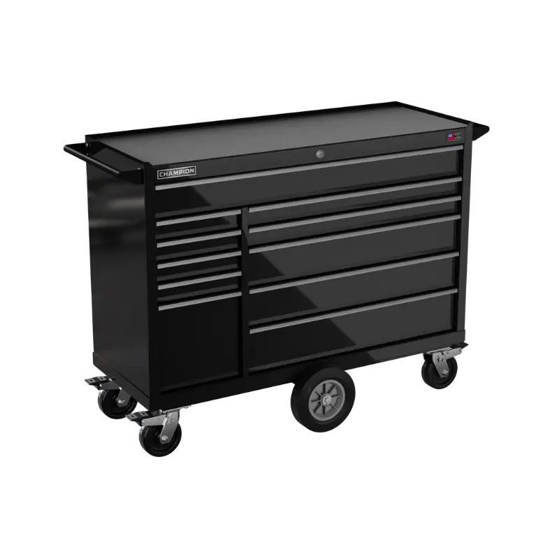 Champion Tool 11-Drawer FMPRO Maintenance Cart, 54 W x 45 H x 20 D in - CM FMP5411MC Champion Tool Storage