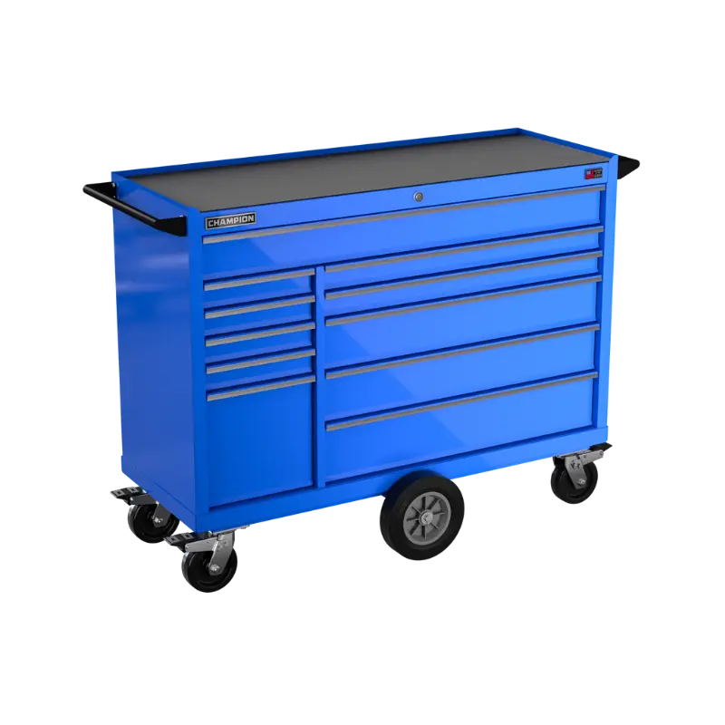 Champion Tool 11-Drawer FMPRO Maintenance Cart, 54 W x 45 H x 20 D in - CM FMP5411MC Champion Tool Storage