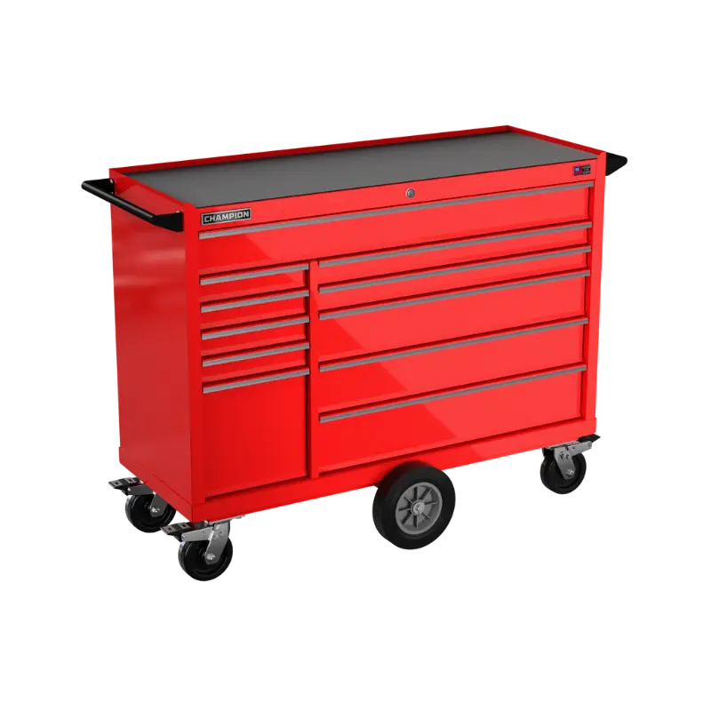 Champion Tool 11-Drawer FMPRO Maintenance Cart, 54 W x 45 H x 20 D in - CM FMP5411MC Champion Tool Storage