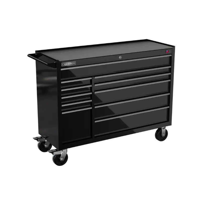 Champion Tool 11-Drawer FMPRO Roll Cabinet, 54 W x 43 H x 20 D in - CM FMP5411RC Champion Tool Storage
