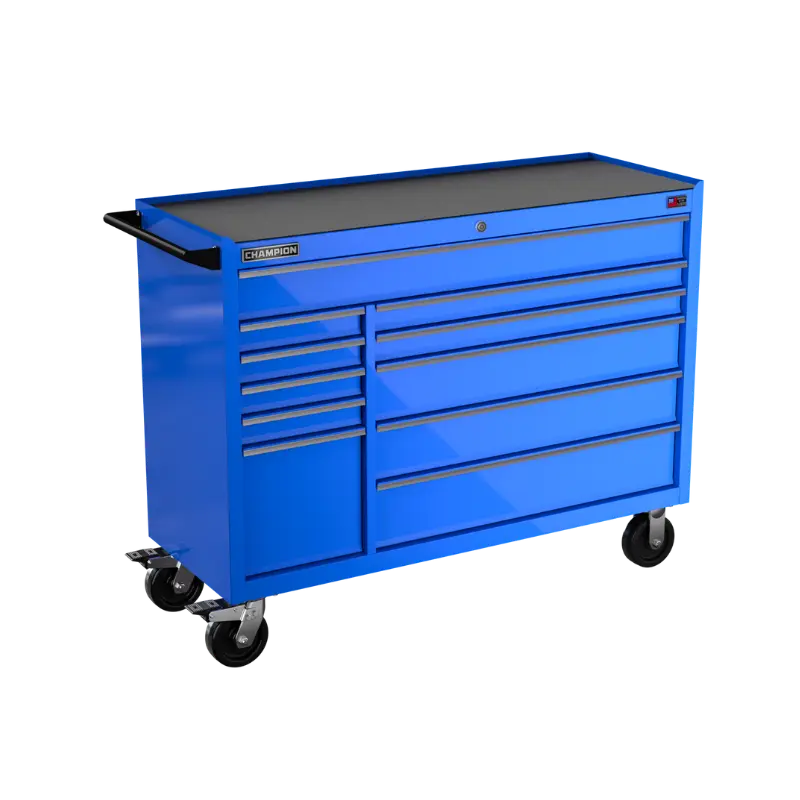 Champion Tool 11-Drawer FMPRO Roll Cabinet, 54 W x 43 H x 20 D in - CM FMP5411RC Champion Tool Storage