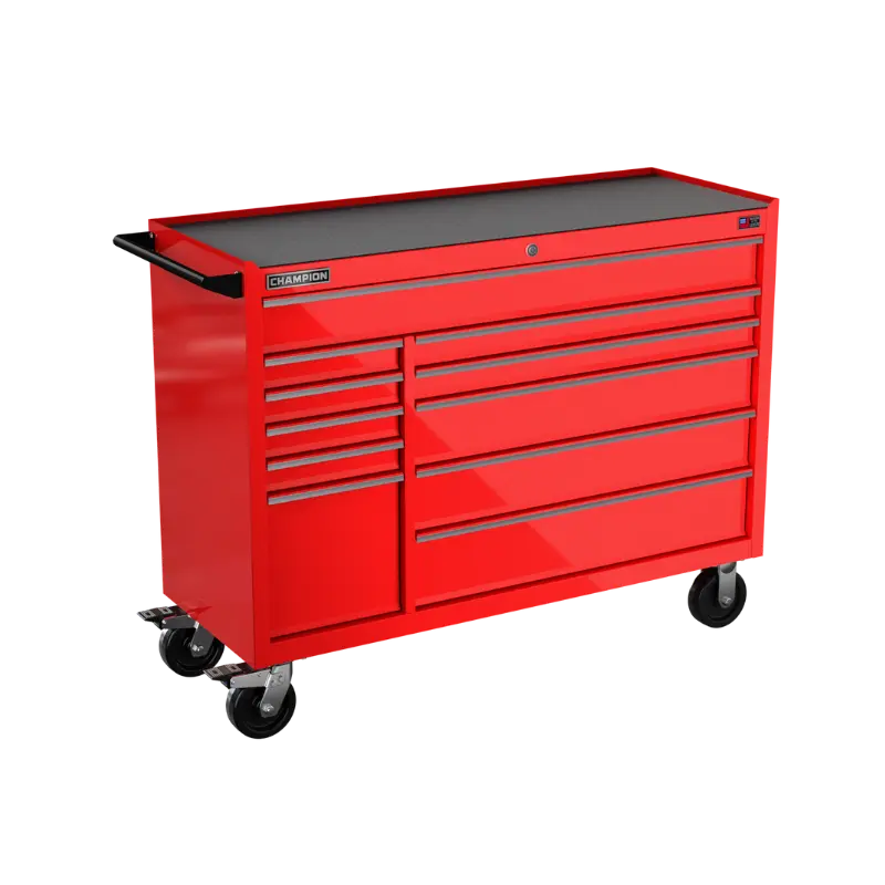 Champion Tool 11-Drawer FMPRO Roll Cabinet, 54 W x 43 H x 20 D in - CM FMP5411RC Champion Tool Storage