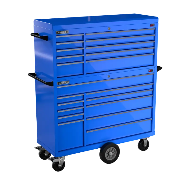 Champion Tool 21-Drawer FMPRO Combo Maintenance Cart, 54 W x 68 H x 20 D in - CM FMP5421MC Champion Tool Storage