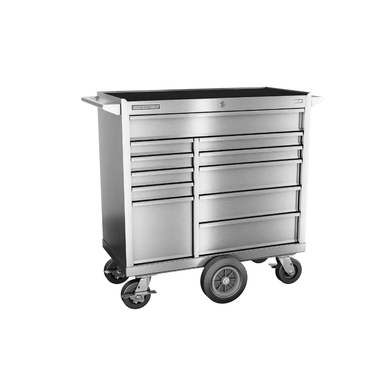 Champion Tool 11-Drawer FMPRO SST Maintenance Cart, 41 W x 45 H x 20 D in - CM FMPS4111MC Champion Tool Storage