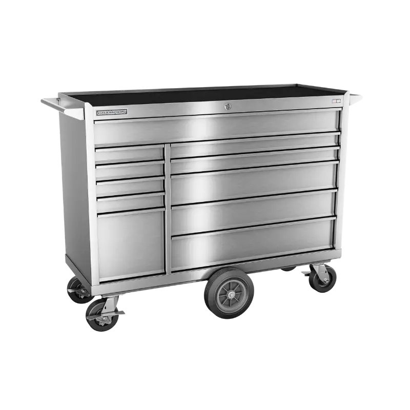 Champion Tool 11-Drawer FMPRO SST Maintenance Cart, 54 W x 45 H x 20 D in - CM FMPS5411MC Champion Tool Storage