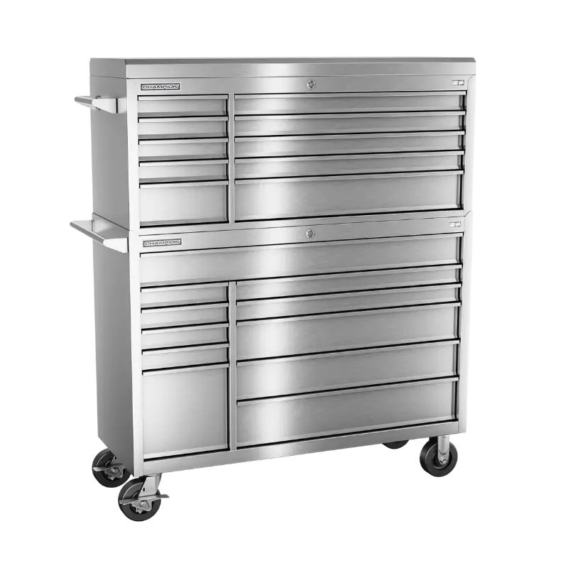 Champion Tool 21-Drawer FMPRO SST Combo Roll Cabinet, 54 W x 66 H x 20 D in - CM FMPS5421RC Champion Tool Storage