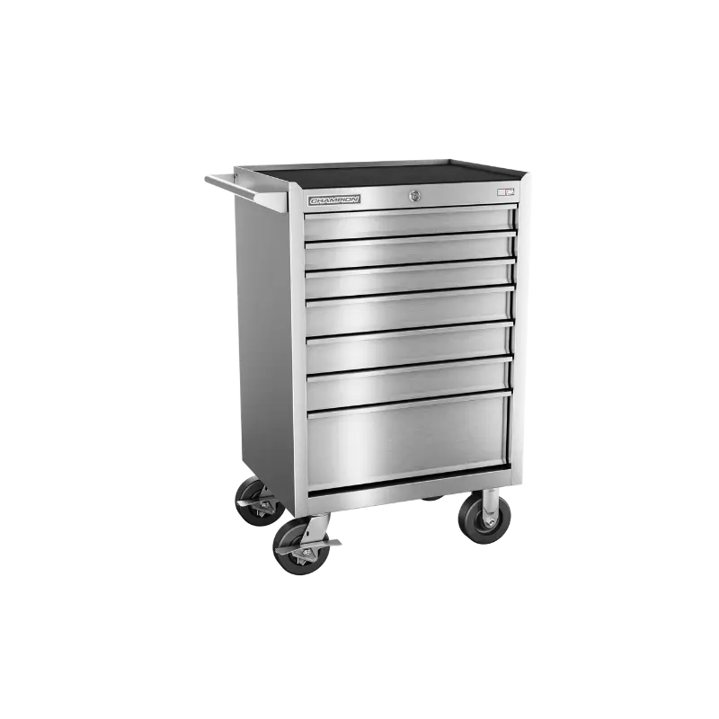Champion Tool 7-Drawer FMPRO Plus SST Roll Cabinet, 27 W x 43 H x 20 D in - CM FMPSA2707RC Champion Tool Storage