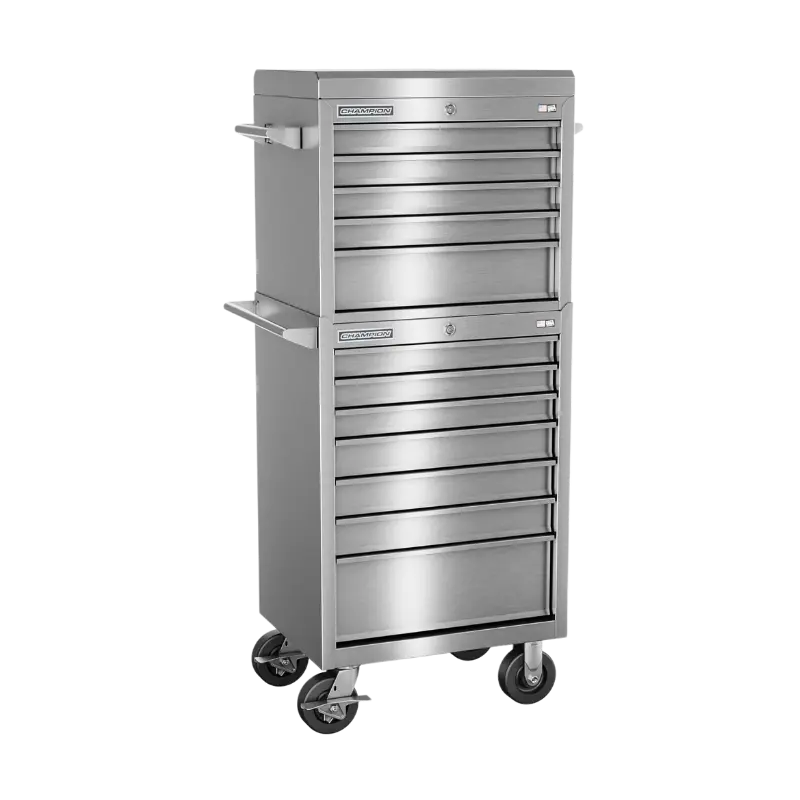 Champion Tool 12-Drawer FMPRO Plus SST Combo Roll Cabinet, 27 W x 66 H x 20 D in - CM FMPSA2712RC Champion Tool Storage