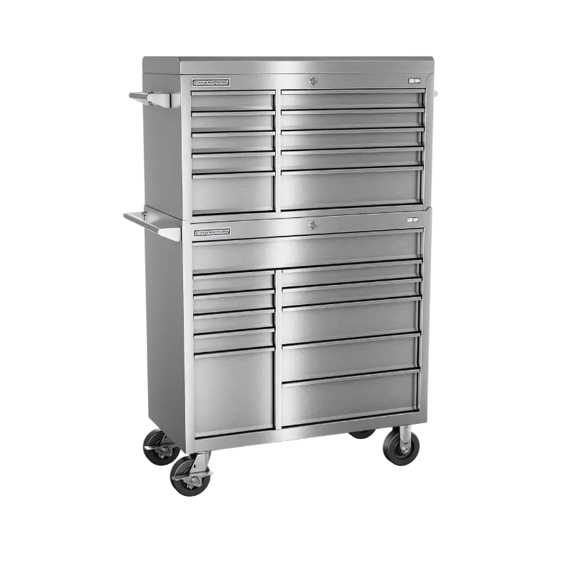 Champion Tool 21-Drawer FMPRO Plus SST Combo Roll Cabinet, 41 W x 66 H x 20 D in - CM FMPSA4121RC Champion Tool Storage