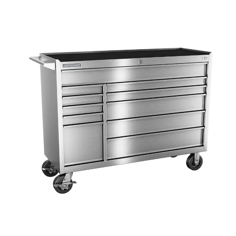 Champion Tool 11-Drawer FMPRO Plus SST Roll Cabinet, 54 W x 43 H x 20 D in - CM FMPSA5411RC Champion Tool Storage