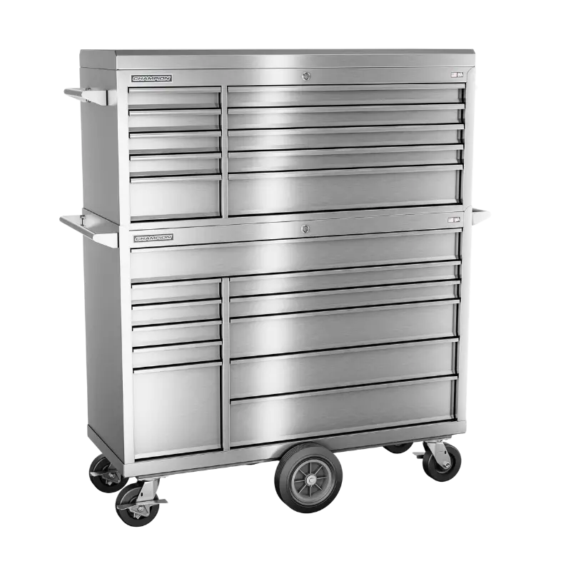 Champion Tool 21-Drawer FMPRO Plus SST Combo Maintenance Cart, 54 W x 68 H x 20 D in - CM FMPSA5421MC Champion Tool Storage