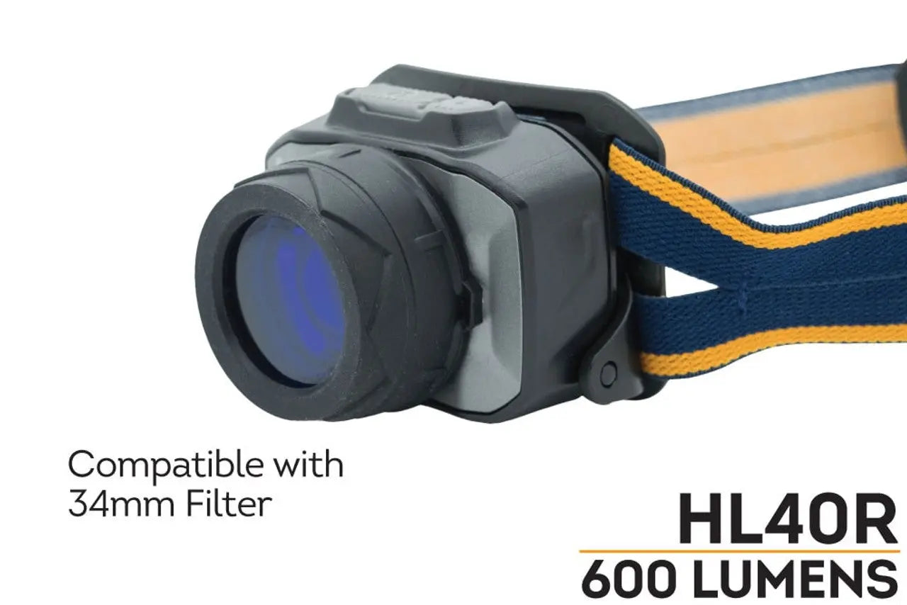 Fenix Focus-Beam Rechargeable Headlamp - F FX-HL40R Fenix