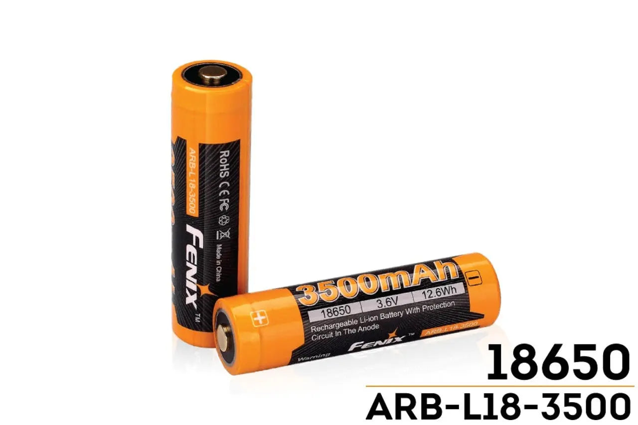 Fenix 18650 Rechargeable Battery, 3500mAh - F FX-ARBL183500 Fenix