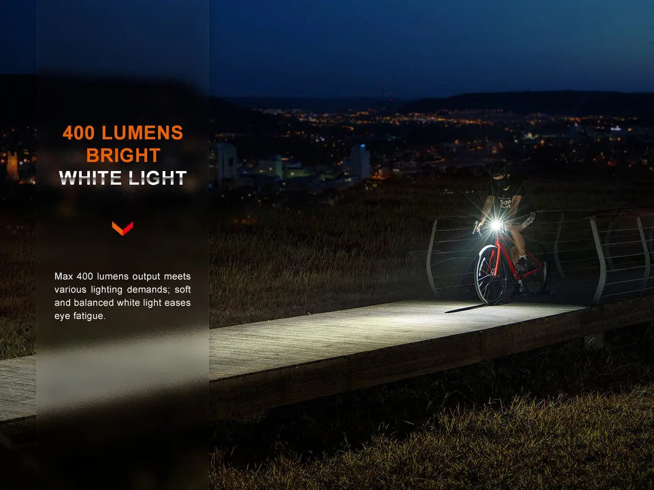 Fenix 400 Lumen Rechargeable Bike Light - F FX-BC15R Fenix