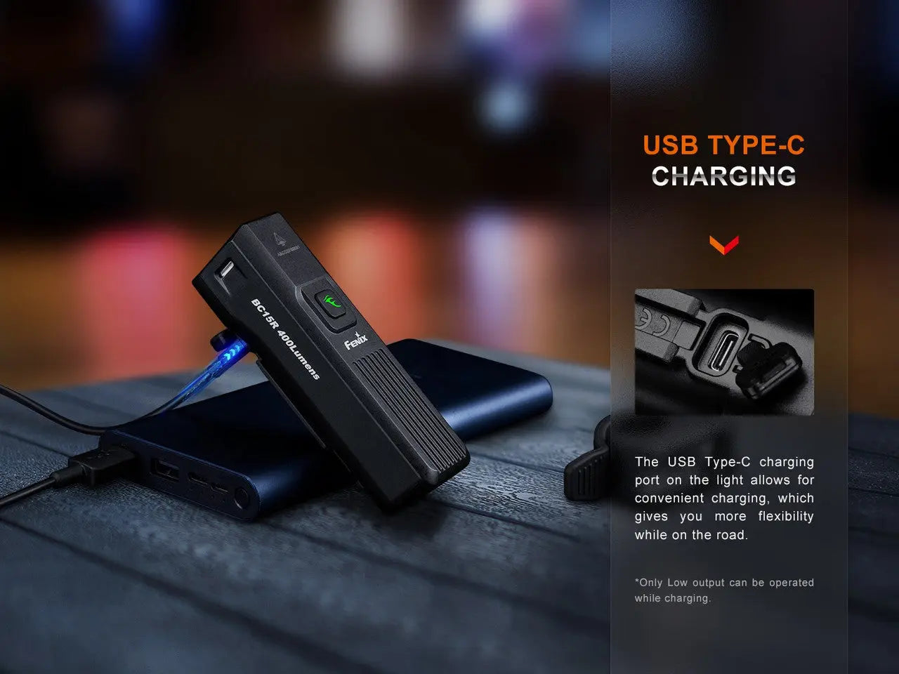 Fenix 400 Lumen Rechargeable Bike Light - F FX-BC15R Fenix