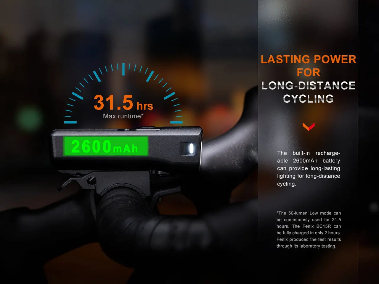 Fenix 400 Lumen Rechargeable Bike Light - F FX-BC15R Fenix