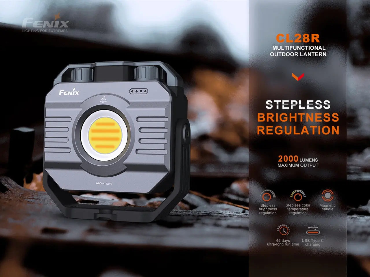 Fenix 2000 Lumen Rechargeable Lantern - F FX-CL28R Fenix