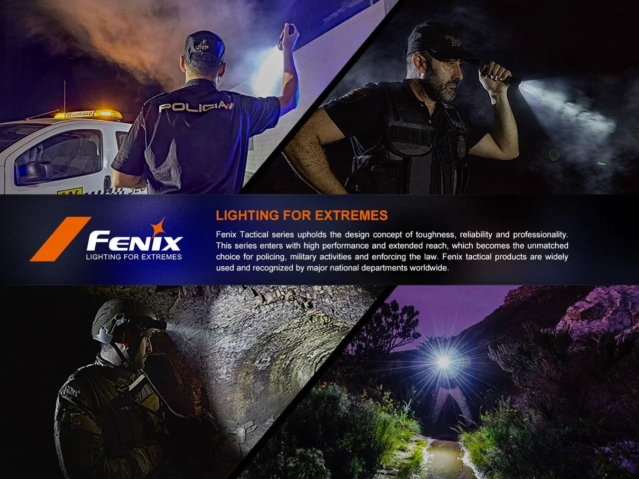 Fenix 1200 Lumen Rechargeable Pistol Light with Green Laser - F FX-GL23R Fenix