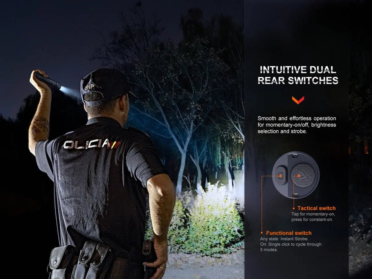 Fenix 2800 Lumen Rechargeable Flashlight - F FX-PD36R-PRO Fenix