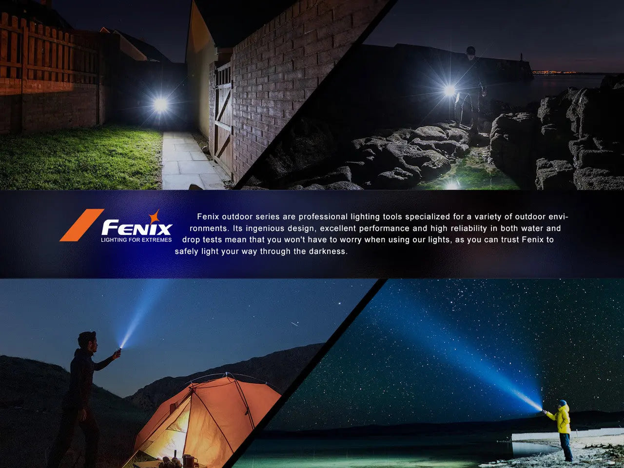 Fenix 3000 Lumen V3.0 Super Bright LED Rechargeable Flashlight - F FX-PD40RV3 Fenix