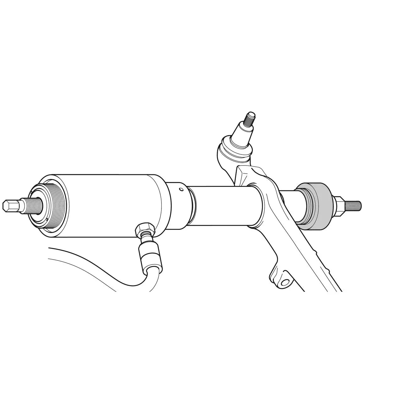 Gedore 2370824 Pull / Thrust Spindle, Hydraulic, M24 - KL-0040-2812-1 Gedore Automotive