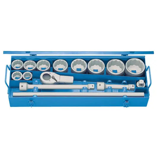 Gedore Socket set 1" 15 pcs UD 1.1/2-3" - GD 6181790 Gedore