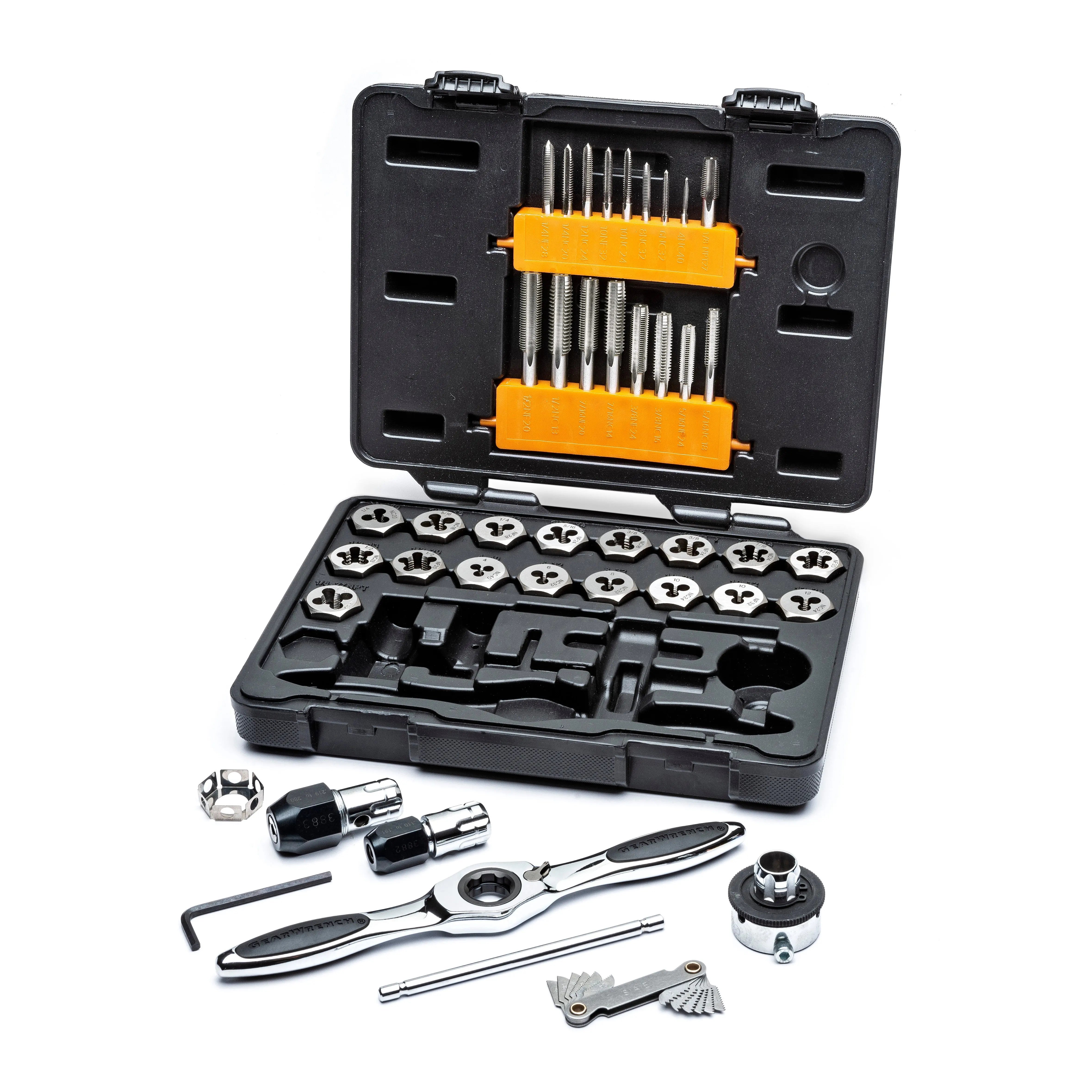 GEARWRENCH 42 Pc. SAE Ratcheting Tap and Die Tool Set 3885 GEARWRENCH