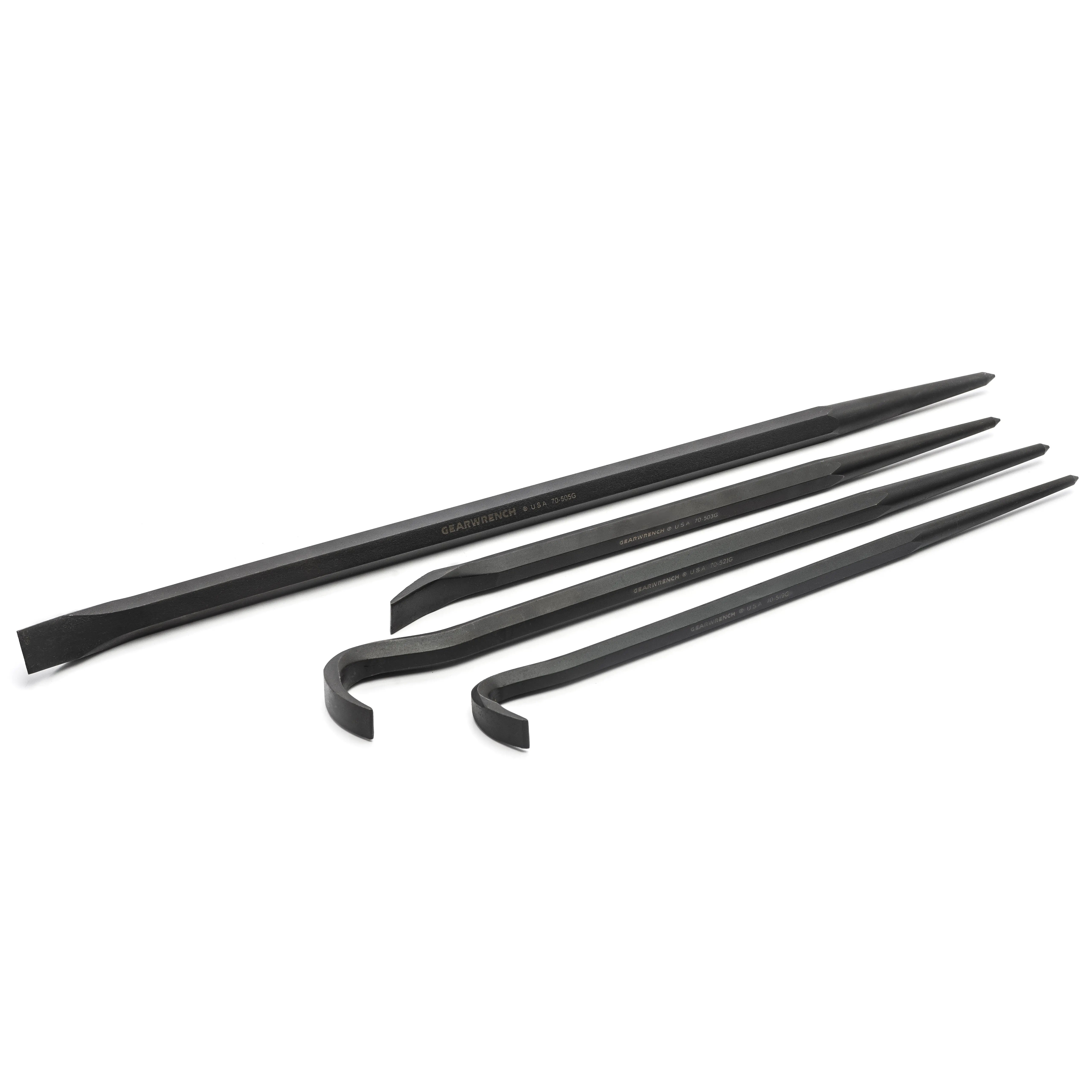 GEARWRENCH 4 Pc. Aligning & Rolling Head Pry Bar Set 70-578G GEARWRENCH