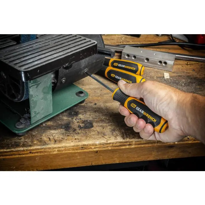 GEARWRENCH Set of 22 Dual Material Phillips/Slotted/Torx Screwdrivers - GW 86537 Screwdriver Set GEARWRENCH