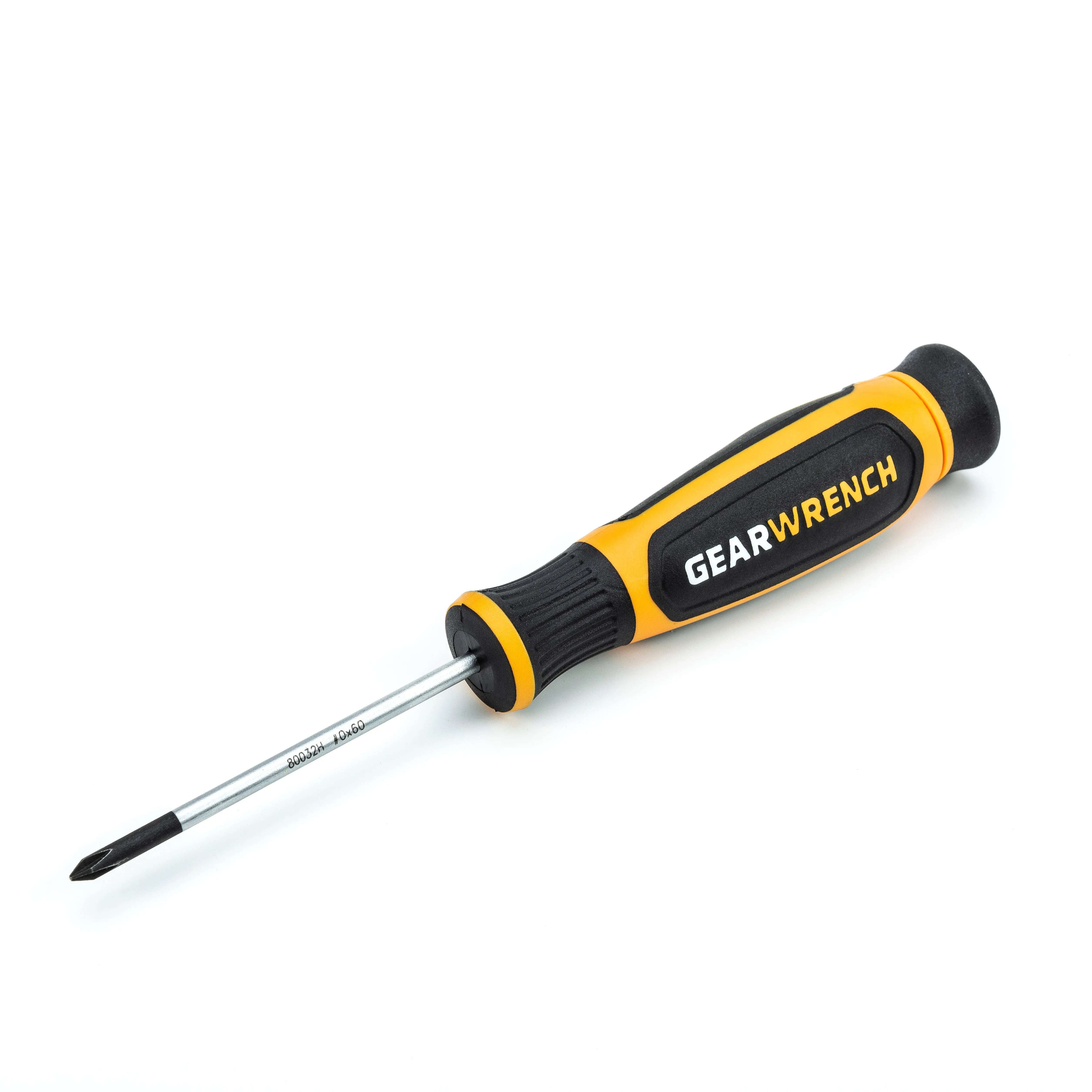 GEARWRENCH Dual Material Phillips Mini Screwdriver #0 x 60mm 80032H GEARWRENCH