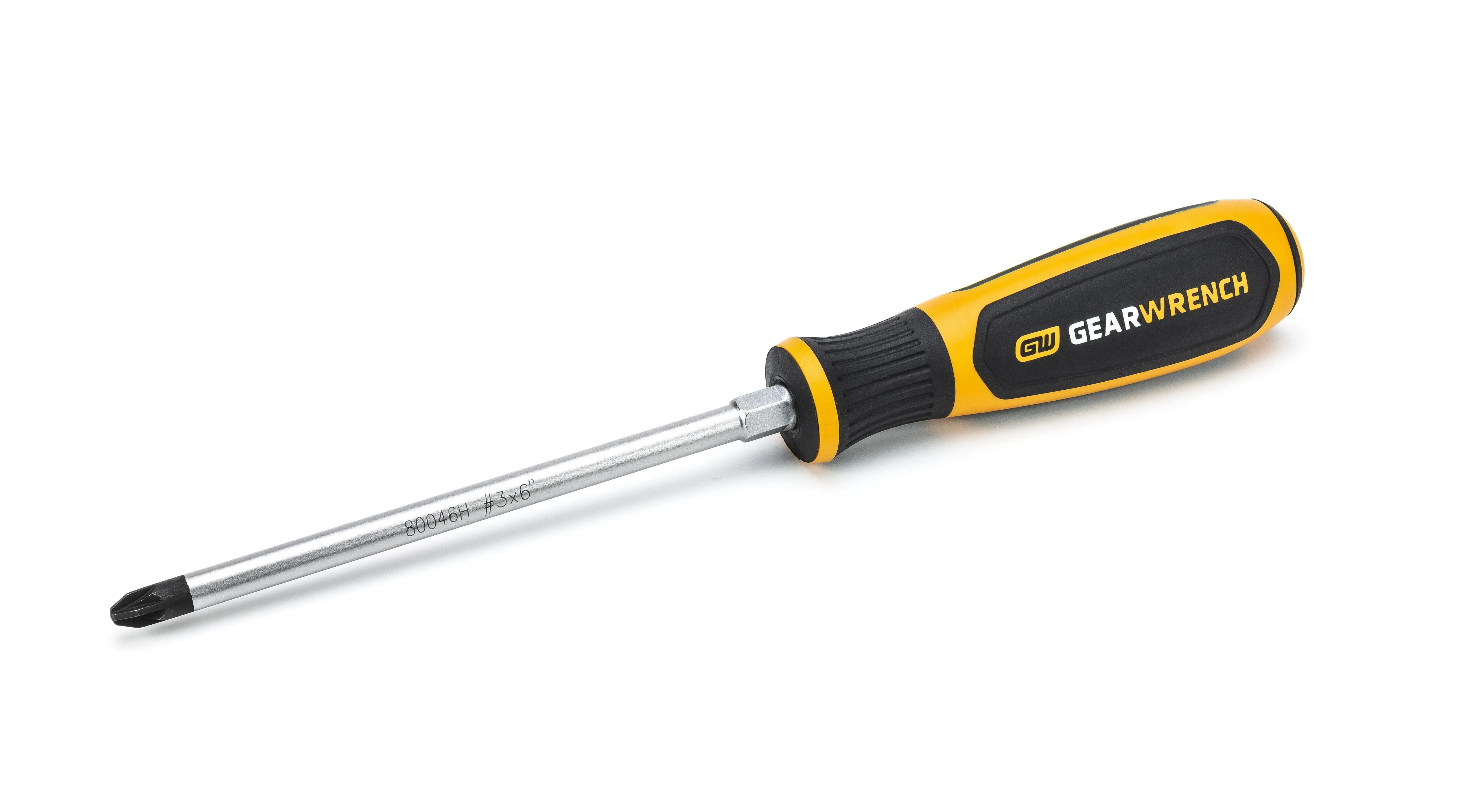 GEARWRENCH SCRDR DUAL MAT MAG BLSTR #3X6" POZI 80046H GEARWRENCH