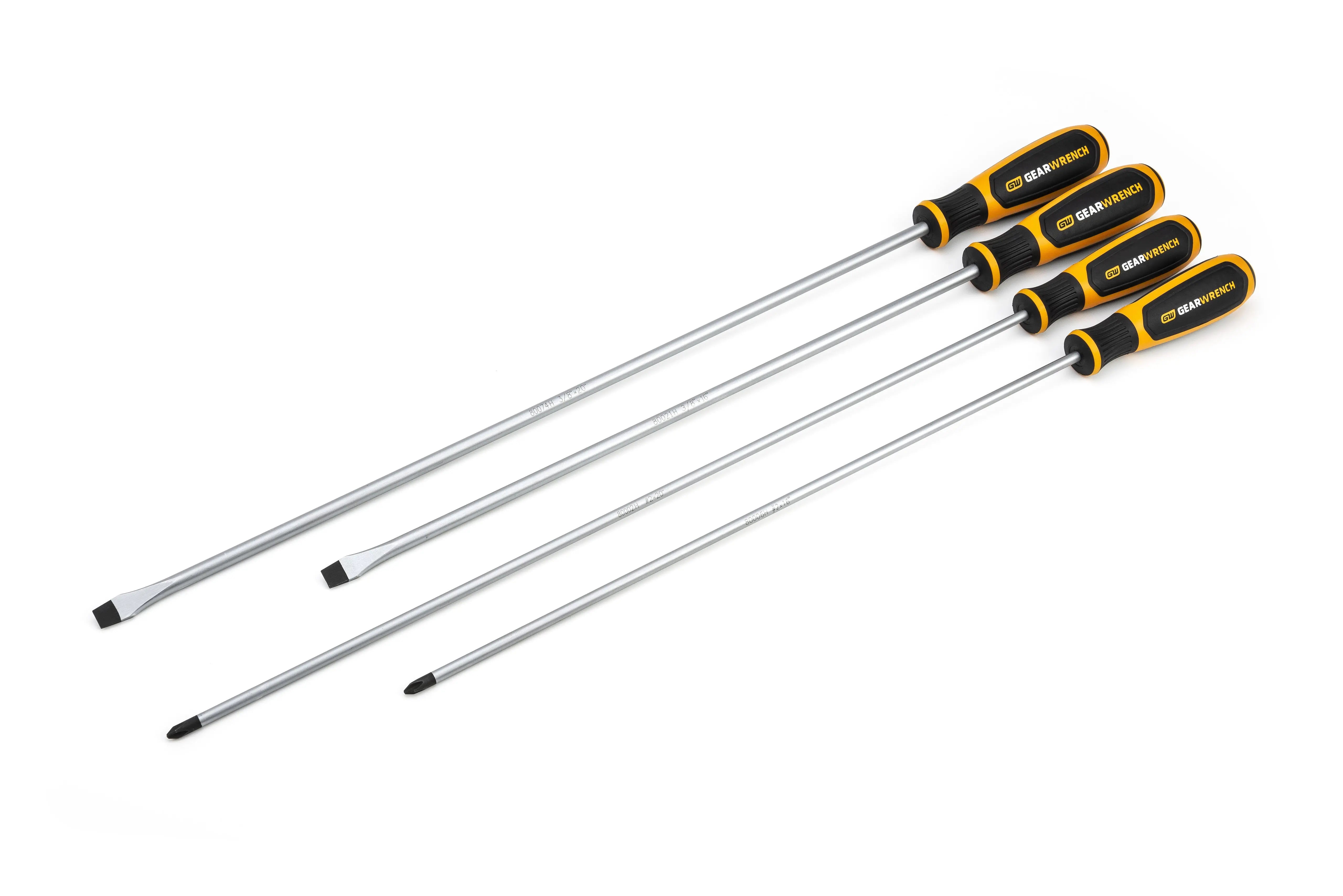 GEARWRENCH 4 Pc. Combination Dual Material Screwdriver Set 80069H GEARWRENCH