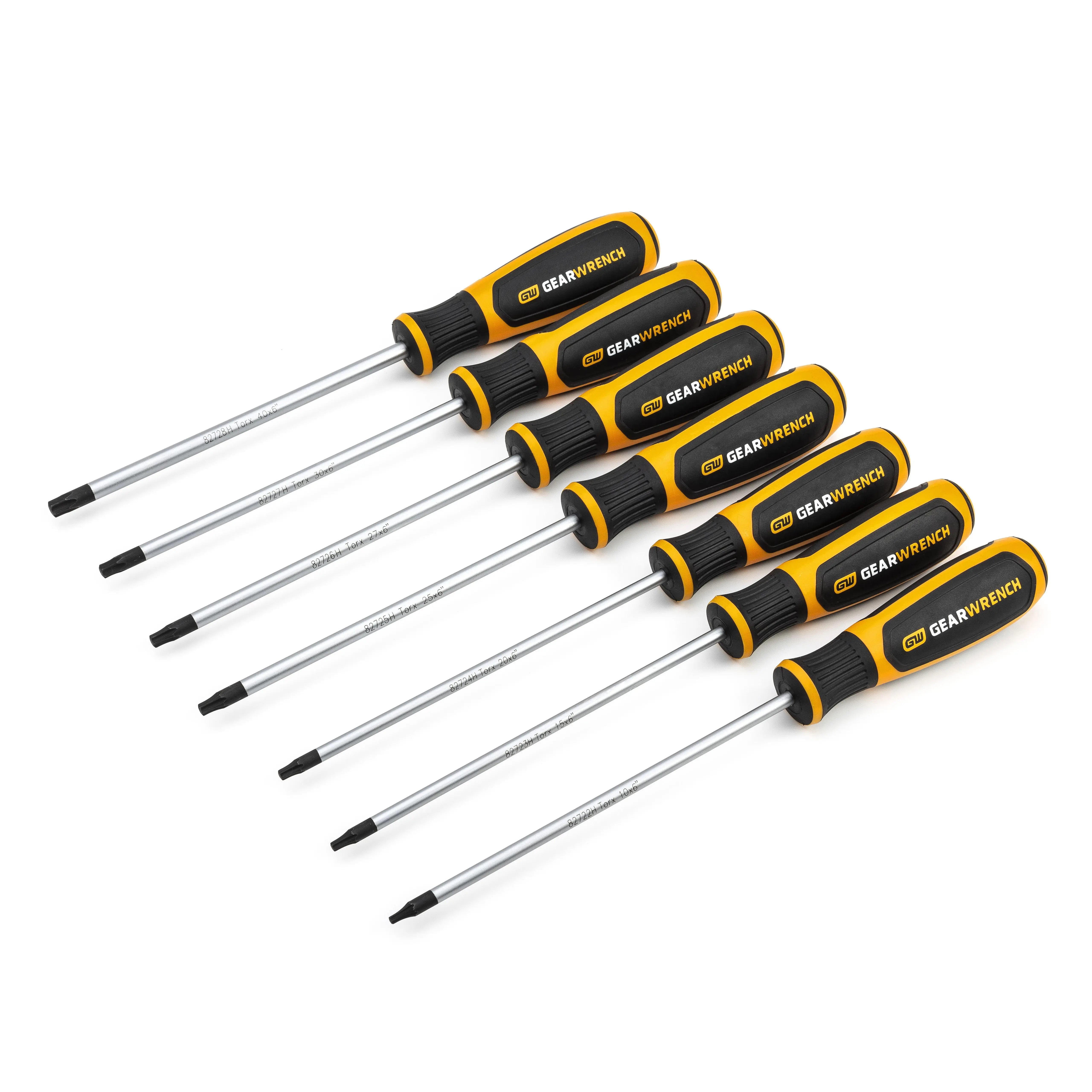 GEARWRENCH 7 Pc. Torx Dual Material Screwdriver Set 80071H GEARWRENCH