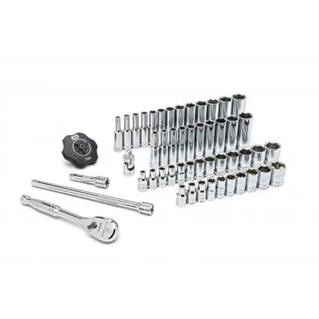 GEARWRENCH 51 Pc. 1/4" Drive 120XP 6 Point SAE/Metric Standard and Deep Mechanics Tool Set 80300P GEARWRENCH