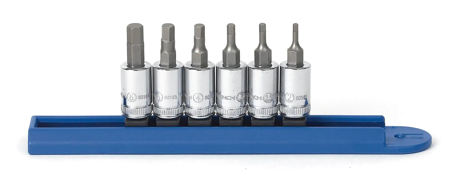 GEARWRENCH 6 Pc. 1/4" Drive Metric Hex Bit Socket Set 80321 GEARWRENCH
