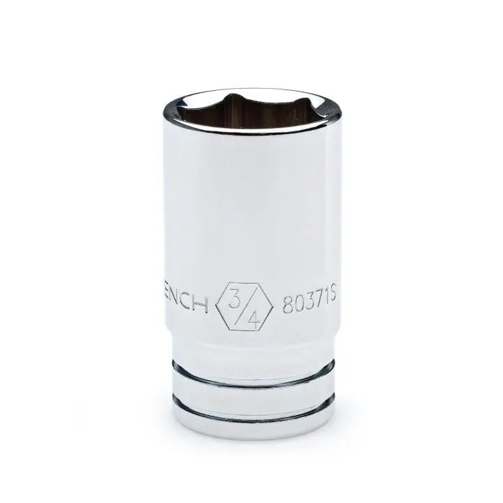 GEARWRENCH 1/4 in Drive 6-Point Mid Length SAE Socket, 9/16 in - GW 80124S-06 Socket GEARWRENCH
