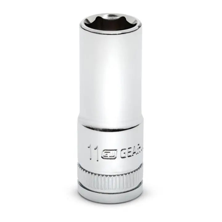 GEARWRENCH 3/8 in Drive 6-Point Mid Length Metric Socket, 11mm - GW 80393S-06 Socket GEARWRENCH