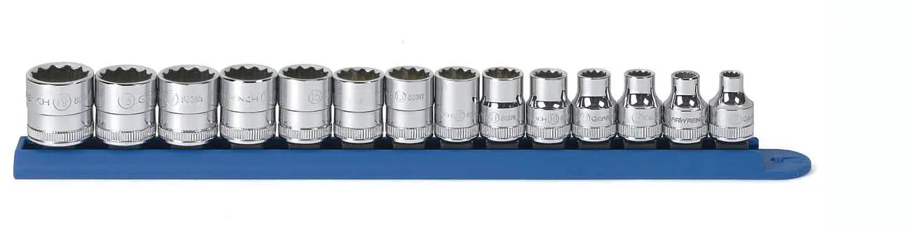 GEARWRENCH 14 Pc. 3/8" Drive 12 Point Metric Standard Socket Set 80560 GEARWRENCH