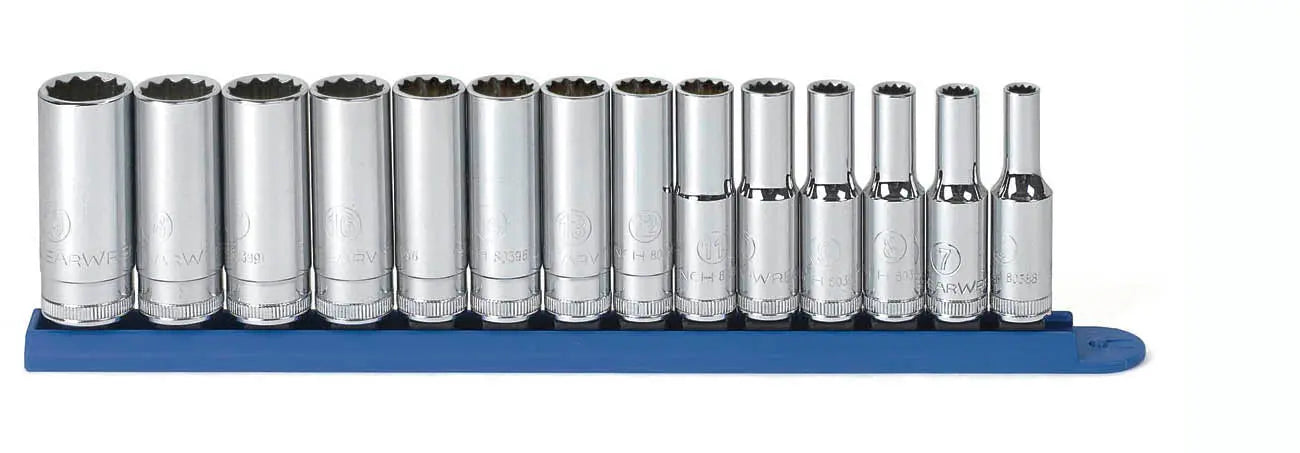 GEARWRENCH 14 Pc. 3/8" Drive 12 Point Metric Deep Socket Set 80562 GEARWRENCH