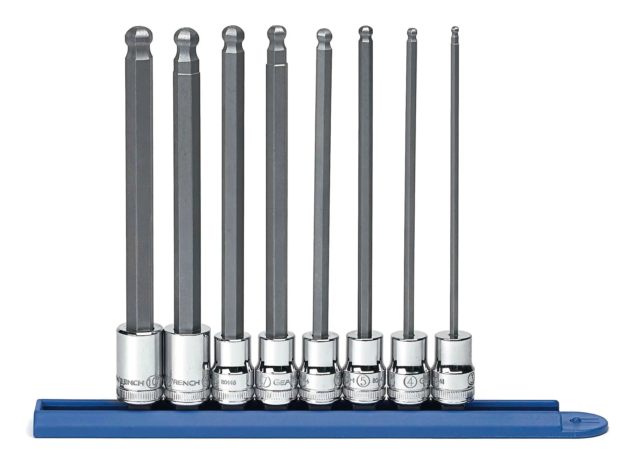 GEARWRENCH 8 Pc. 3/8" Drive Metric Long Ball End Hex Bit Socket Set 80573 GEARWRENCH